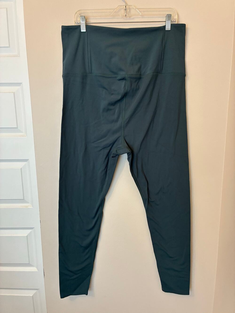 Girlfriend Collective Dark Teal Green High Rise Leggings 4025 Women's XXXL 3X